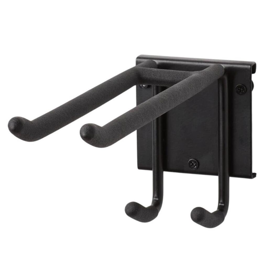 Brightroom Double Garage Tool Hook Steel Utility Rack for Wall Storage, 30lb Cap